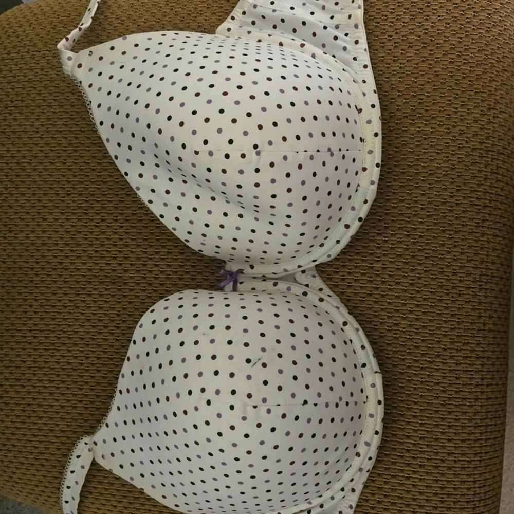 Polka dot bra - 34E